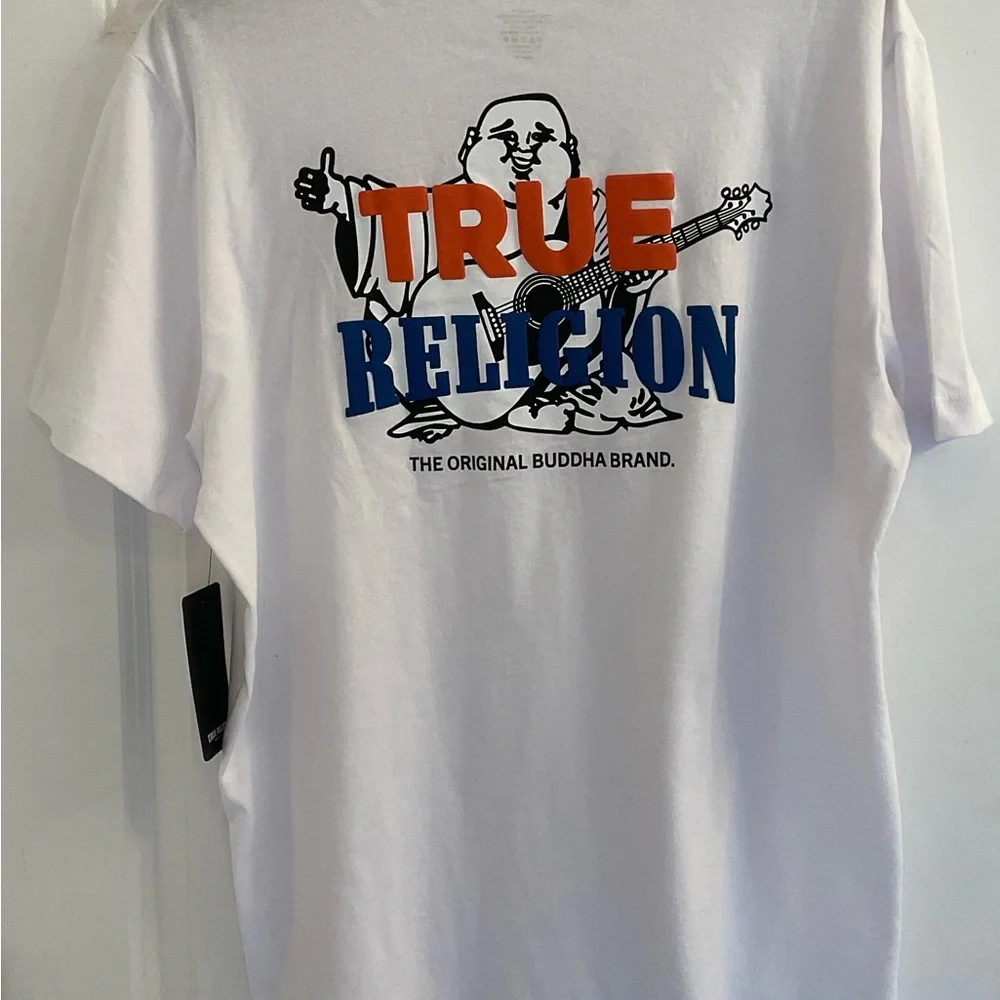 True Religion Buddha Tee - NWT - Size XL - White